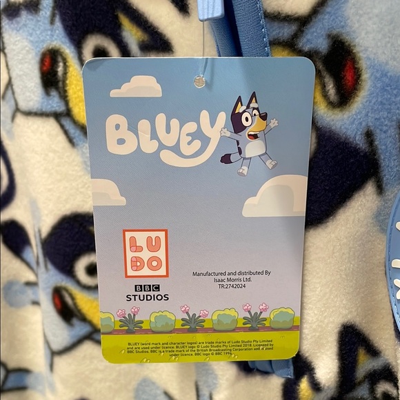 BLUEY Youth Polar Fleece Jacket Size L - Picture 9 of 16